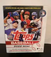 NEW 2022 Topps Mini Baseball Factory Sealed Box - Topps Online Exclusive