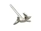 Hare Nose Stud Leaping Hare Ostara 22g (0.6mm) 925 Silver L Bendable Nose Stud