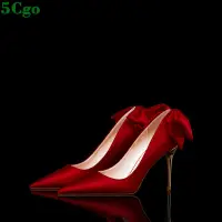 在飛比找蝦皮商城優惠-5Cgo 含稅主婚紗鞋紅色新娘鞋不累腳高跟鞋女秀禾鞋結婚中式