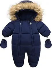 Tumaron Baby Girl Winter Snowsuit Toddler Jacket Clothes For Boy Infant Jumpsuit Hoodied