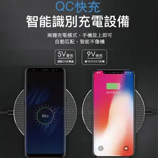無線充電器 台灣NCC認證 Qi無線充電器智能快充無線充電板無線充電盤 iPhone X 14 11 (3折)