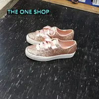 在飛比找樂天市場購物網優惠-Keds Kate Spade 新娘鞋 厚底 亮片 粉色 玫