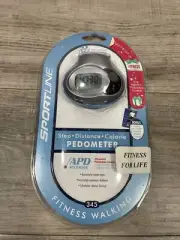 Sportline Calorie, Step, Distance Pedometer #345 Calorie Counter Fitness Walking