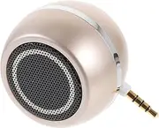 LALAFINA Speaker with Aux Input USB Rechargeable Design Compact Desktop Accessory for Sound Stylish Finish for Phones and Laptops