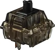Gateron Ink Series V2 Transparent Smokey Housing 5 pin Switches Black Silent Black Blue Box Yellow Red Custom Switch for All Mechanical Keyboard (Ink Black 70 PCS)