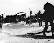 New 8x10 World War II Photo: 163rd U.S. Infantry Troops Invading Wadke Island