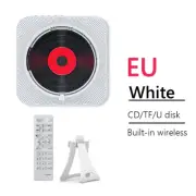 KC-909 Portable CD Music Player Wall Mounted Bluetooth 5.1 Stereo Speaker CD Pla