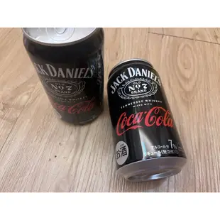 [可口可樂] 日本可口可樂x Jack Daniel's 聯名 威士忌可樂 此為收藏罐 空罐 無內容物