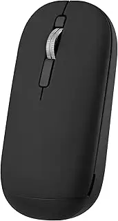 [T'nB] Color Dual Connect, 2 in 1 Bluetooth and USB A Wireless Dongle, Elegant and Ultra Thin, Plug & Play, Convenient Hand Strap, Auto Sleep, Black