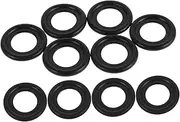 10pcs Oil Pan Screws and Gaskets Gaskets Piston Rings Gasket Oil Seal Rebuild Kit Oil Plug Gaskets Kitchen Sink Drain Gasket Oil Drain Plug Gasket Drain Seal Rubber Black