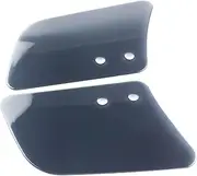 FINMOKAL Motorcycle Front Fork Wind Deflectors Shield Compatible with Honda VT1100 VT750 Kawasaki VN1500 Suzuki Yamaha XV950 XVS1100 (Grey)