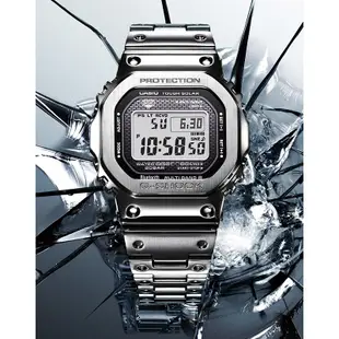 CASIO 卡西歐G-SHOCK GMW-B5000D-1 搭載藍牙連線功能及世界六局標準電波腕錶43.2mm