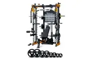 Reeplex CBT-PL Multi Station Gym + FID Bench + 100kg Weight Plates