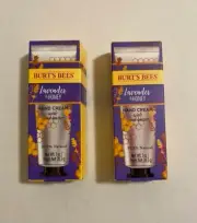 Burt's Bees Hand Cream Lavender & Honey with Shea Butter Size 1 oz New In Box