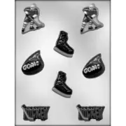 HOCKEY ASSORTMENT BITES CHOCOLATE CANDY MOLD DIY CUPCAKE TOPPERS PARTY