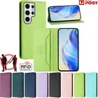For Samsung Galaxy S25 S24 S23 S22 S21 Plus Ultra FE Leather Wallet Case Cover