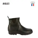 【AIGLE】男 時尚短筒膠靴AG-F8435A160 咖啡(男膠靴 短筒膠靴 雨靴)