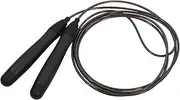 POPETPOP Steel Wire Weight-bearing Skipping Rope Fitness Jump Rope Comfortable Rubber Handle Easy to Adjust