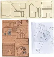 DIY Wooden Puzzle House Model - Unleash Your Creativity!