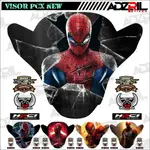 擋風玻璃遮陽板貼紙 HONDA PCX 160 NEW SPIDERMAN IMAGE 1,2 AND 3 COOL W