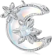 [DOYIS] 925 Sterling Silver Ice Crystal Charms for Pandora Bracelets for Women Teens