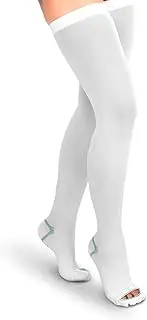 Compression Stockings Thigh High, Unisex Ted Hose Socks, 15-20 mmHg Moderate Level