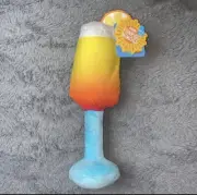 New Bark Box “ Funrise Mimosa ” Dog Toy Alcholic Mixed Mimosa Drink