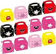 OU RUI 12Pcs Cartoon Mouse Party Gift Box 6 Styles Cute Mouse Theme Party Favor Candy Boxes