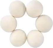 Barbuly 6Pcs Wool Dryer Balls- Premium Natural - Made with Wool That Replaces Dryer Sheets - Lint Remover