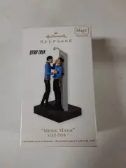 Hallmark Keepsake Ornament Mirror Mirror Star Trek Spock McCoy 2011 w/sound