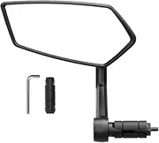 Baxnore Cycle Mirror, 360 Degree Adjustable HD Wide Angle Rearview Mirror, Non Shake Cycling Mirror with Large View for Mountain Road Riding Handlebars