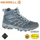 【MERRELL 美國 女 MOAB FST 2 MID GORE-TEX功能健行鞋《鐵灰/青綠》】ML500094/健走鞋