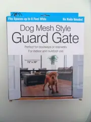 New Mesh Style Dog Guard Gate Fence Portable Indoor Home Kitchen Net 72"x30"