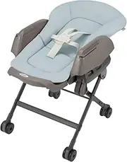 [24 Years Model] Combi High Low Chair, Nemurira Fit AQ Blue, Great for Newborns to Age 4 Years Old