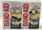 Band-Aid Bandages Illumination Minions ~ 20 Count Box~ Sterile Bandages