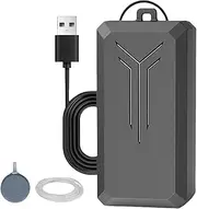 Aquarium Air Pump - Fish Tank Air Pump | Small Quiet Aerator with Accessories | Oxygen Pump for Fish Tank | Powerful for Fish and Turtle Hydroponics Water Tank Pond Underwater