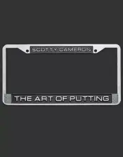 Scotty Cameron- Gallery SCOTTY CAMERON - ART OF PUTTING License Plate Frame -NEW