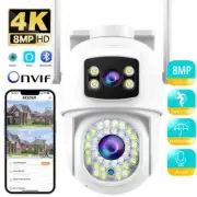 Wifi 4K 8MP Dual Lens Camera Human Detection Security Camera System Video Alexa