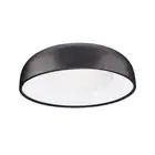 Kuzco Beacon 20" LED Flush Mount, Black/Opal - FM13120-BK