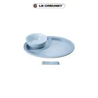 在飛比找momo購物網優惠-【Le Creuset】瓷器兒童餐具組 - 3入(海岸藍)