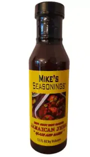 Mike's Seasonings Jamaican Jerk Glaze & Sauce BBQ Smoker Cooking Dipping NO MSG