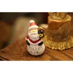 #19世紀 英國手工手繪陶瓷聖誕老人擺飾  #023374-2