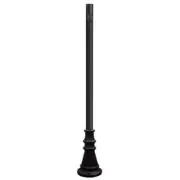 SOLUS Outdoor Lamp Post with Convenience Outlet fits 3 in. Post Top Fixtures