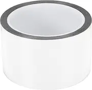 X AUTOHAUX Universal 164.04ft x 2.36" Air-Release Adhesive Pinstripe Tape Reflective Automotive Pinstriping Tape BOPP Silver Tone