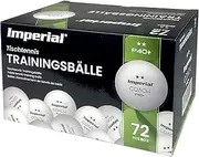 Coach P40+ 2-Star Table Tennis Ball | Plastic Ball Made of High-Quality ABS | 40+ mm Diameter | with Seam | White | Pack of 72 | Training & Leisure
