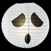 Quasimoon 14" Ghost Halloween Paper Lantern by PaperLanternStore