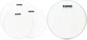 Evans G2 Coated 3-piece Tom Pack - 12/13/16 inch + Evans B10G2 Value Bundle