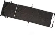 Airplane Foot Hammock, No Collapse Foot Rest, Portable Airplane Footrest, Length Adjustable Desk Foot Hammock, Comfy Travel Accessories for Outdoor Travel Bus Airplane (Black)
