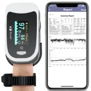 Sleep Oxygen Monitor with Built-In Recording Capability | Track Continuous Blood