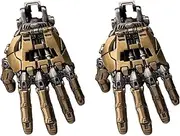 [Generic] Mechanical Bionic Hand Pendant, Mechanical Hand Pendant, Movable Finger Joints Robot Hand Charm Jewelry, Steampunk Mechanical Hands Pendant Necklace, For Men Women